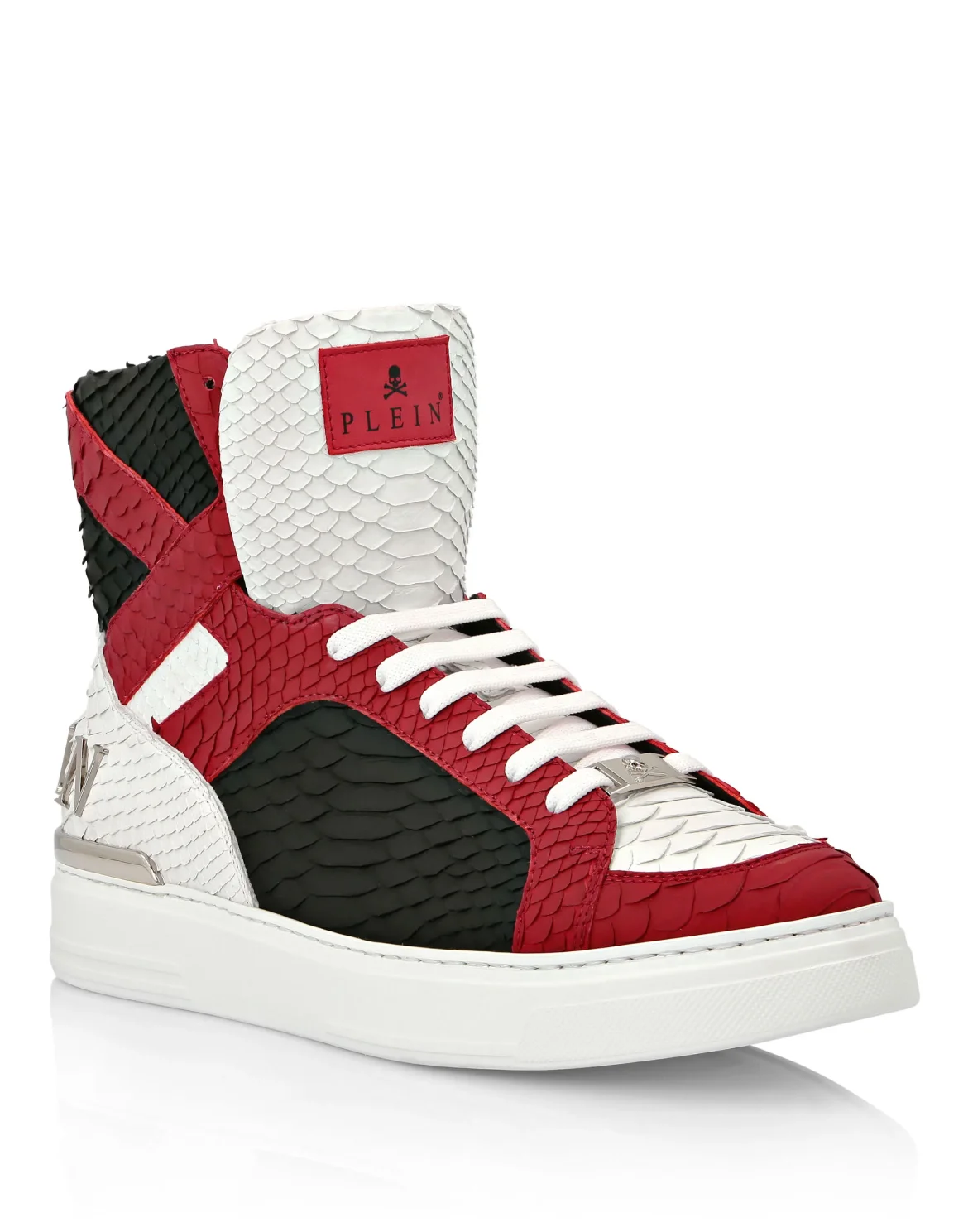 HI-TOP SNEAKERS MONEY BEAST$ PYTHON, цвет: Черный