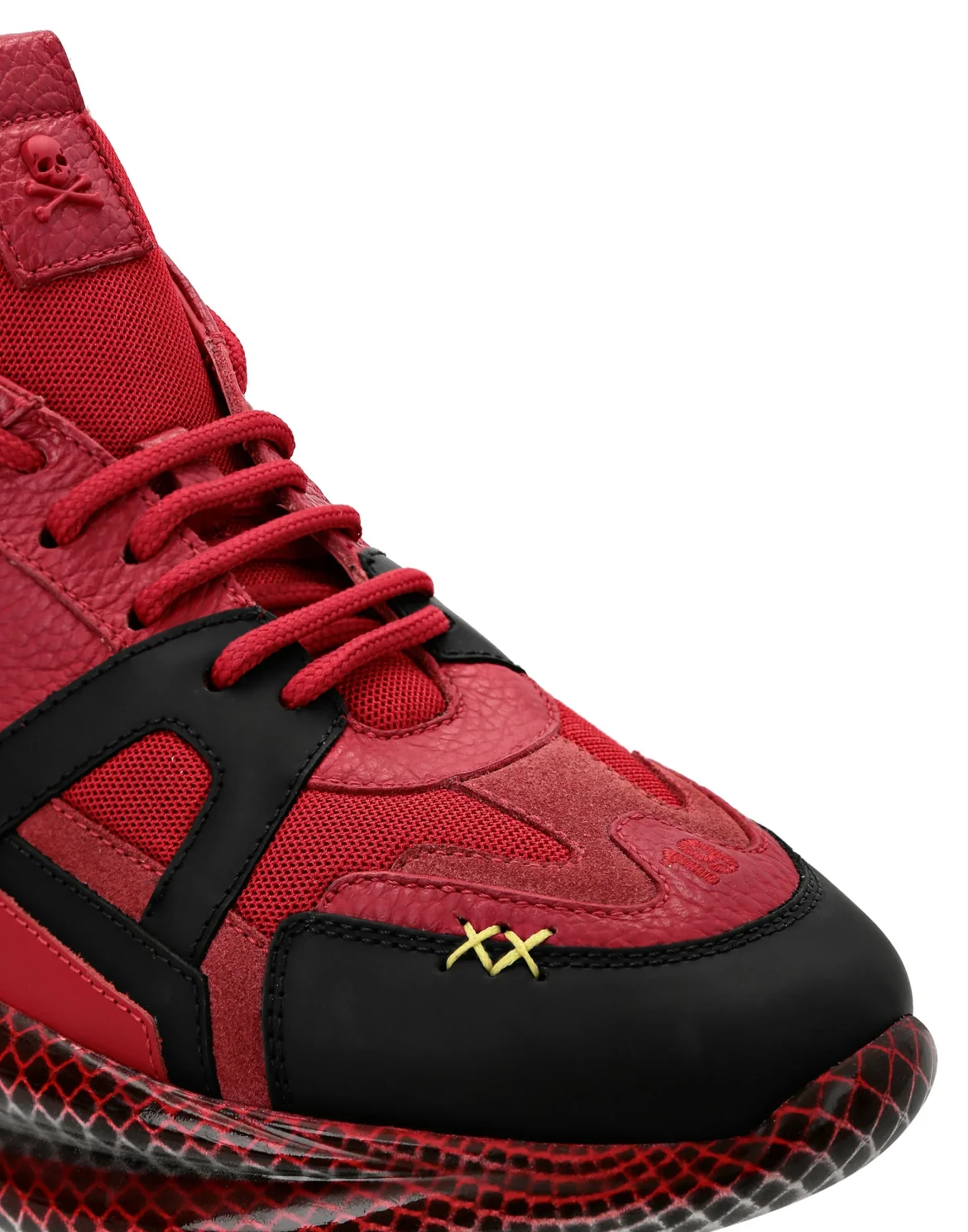 Runner mix materials Plein Hurricane, цвет: Красный
