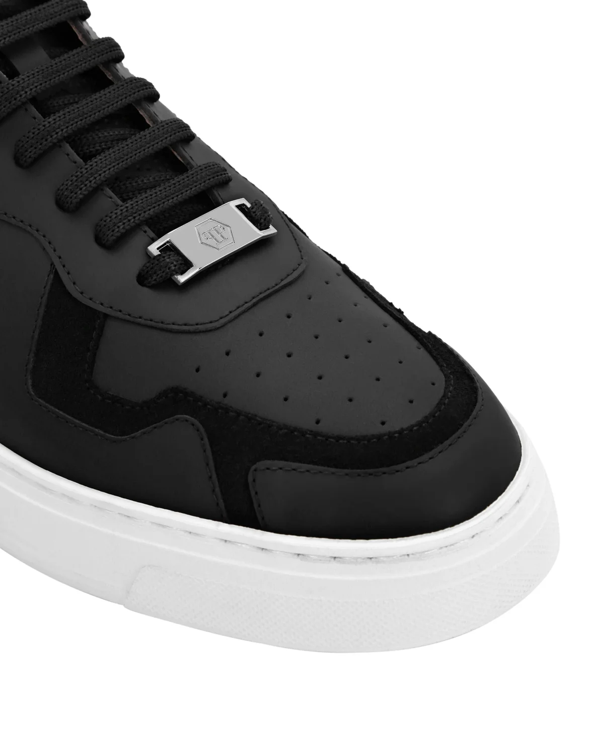 Lo-Top Sneakers mix leathers G.O.A.T. TM, цвет: Черный