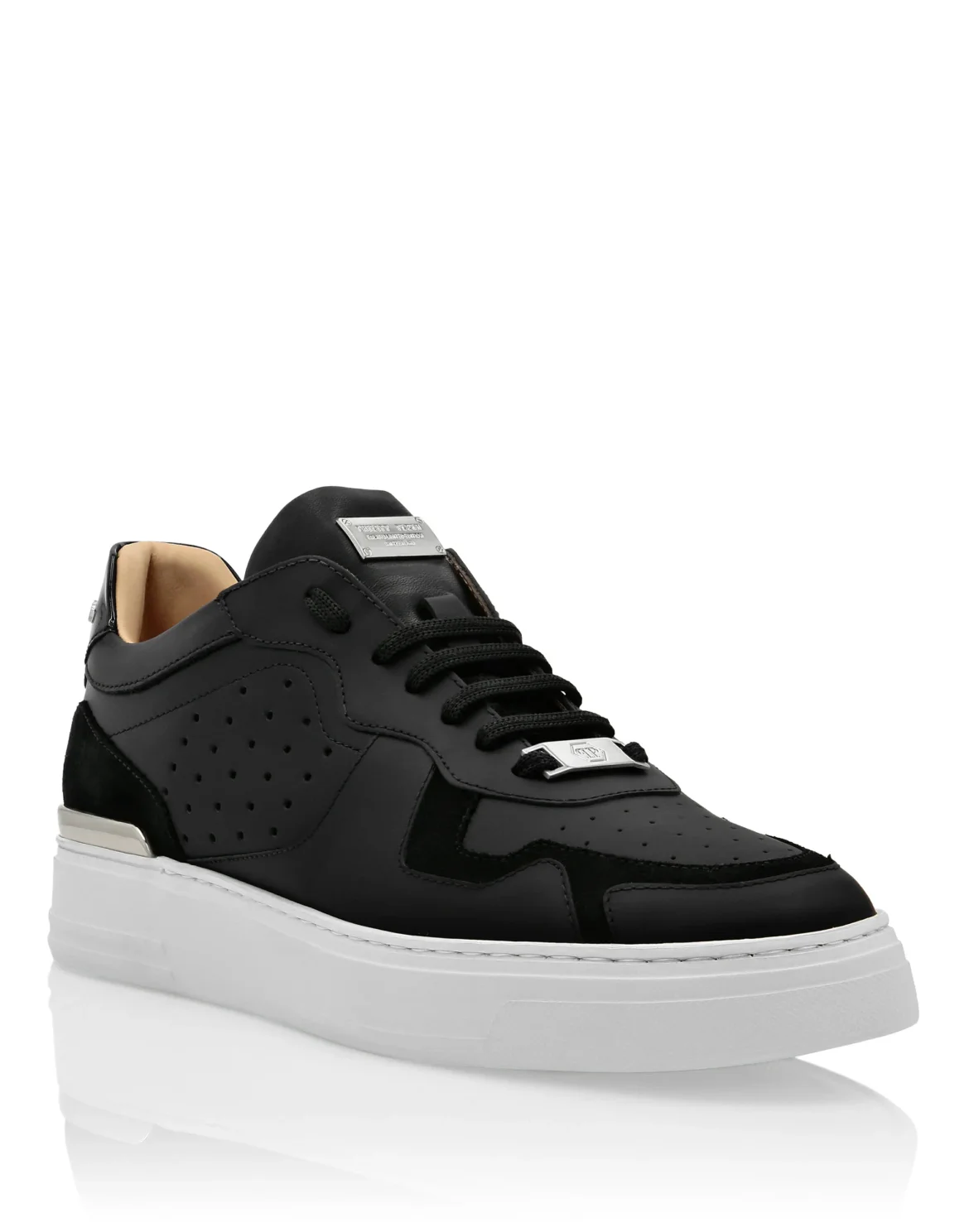 Lo-Top Sneakers mix leathers G.O.A.T. TM, цвет: Черный