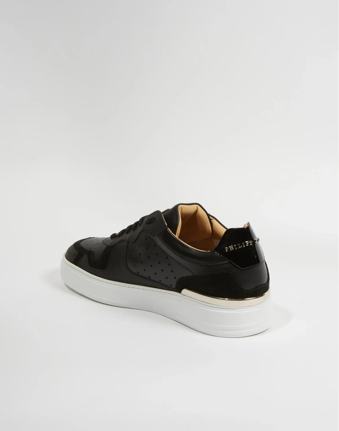 Lo-Top Sneakers mix leathers G.O.A.T. TM, цвет: Черный