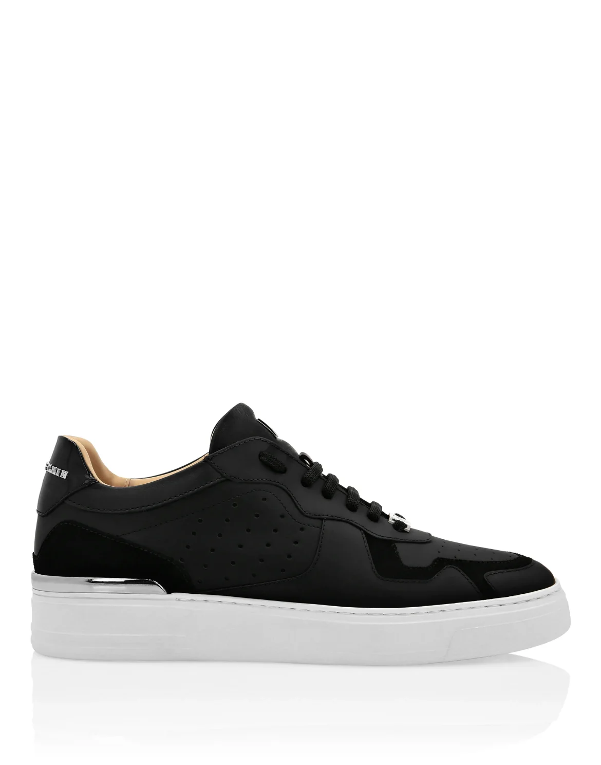 Lo-Top Sneakers mix leathers G.O.A.T. TM, цвет: Черный