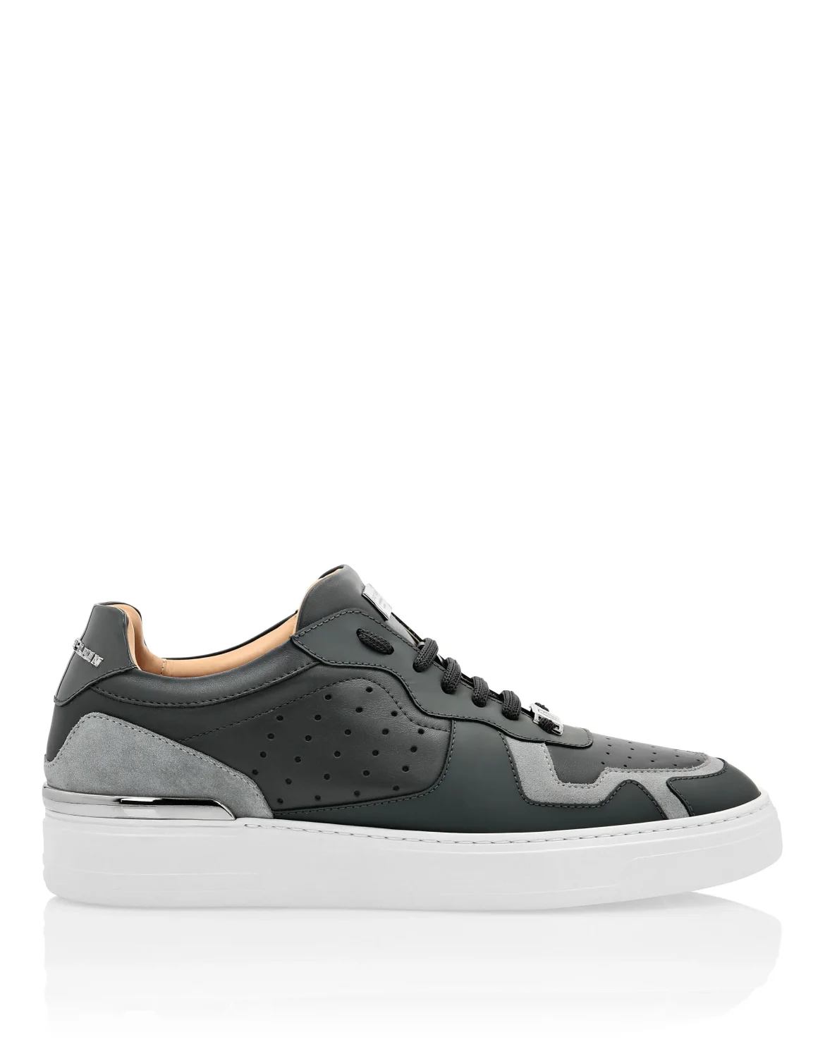 Lo-Top Sneakers mix leathers G.O.A.T. TM, цвет: Серый
