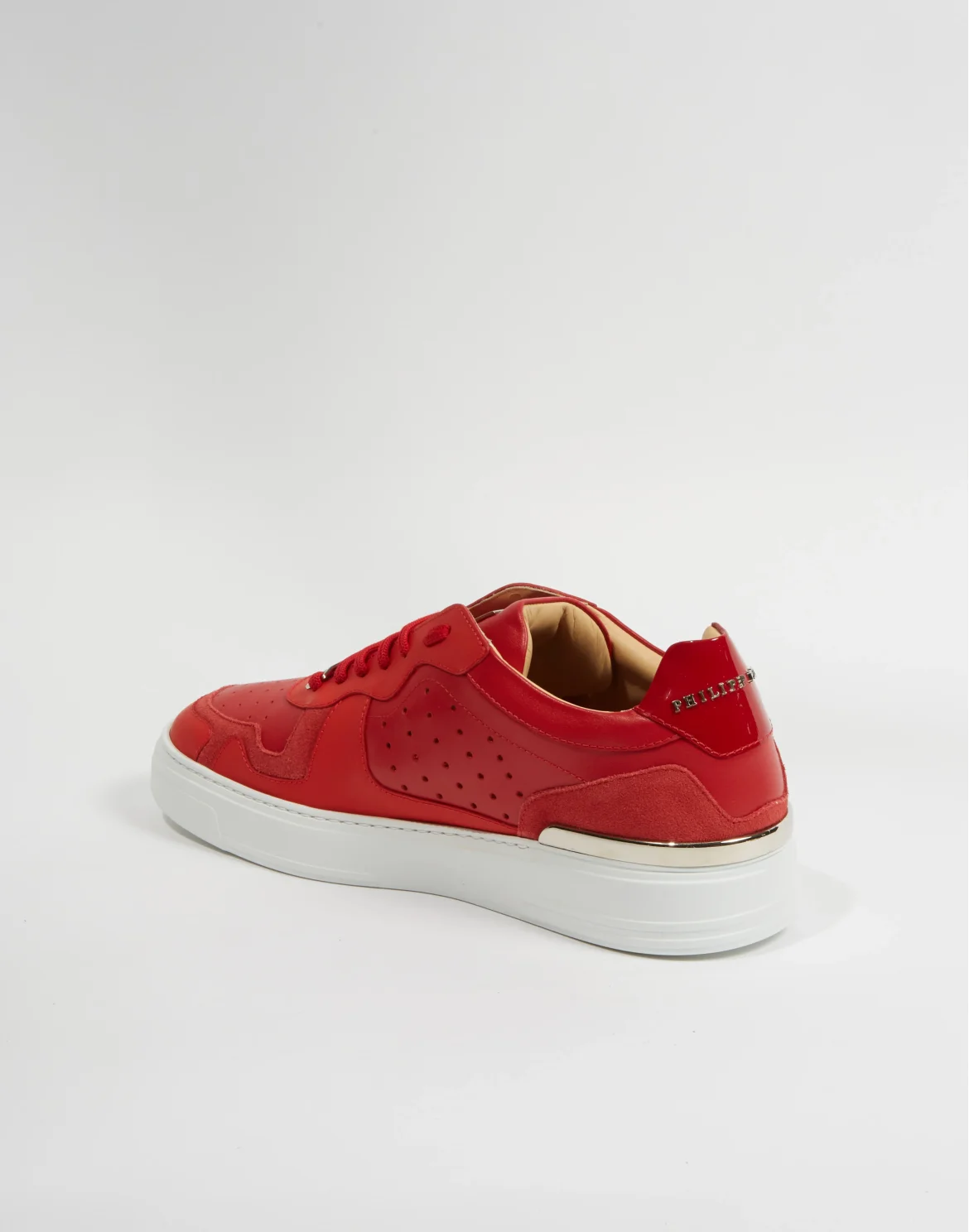 Lo-Top Sneakers mix leathers G.O.A.T. TM, цвет: Красный