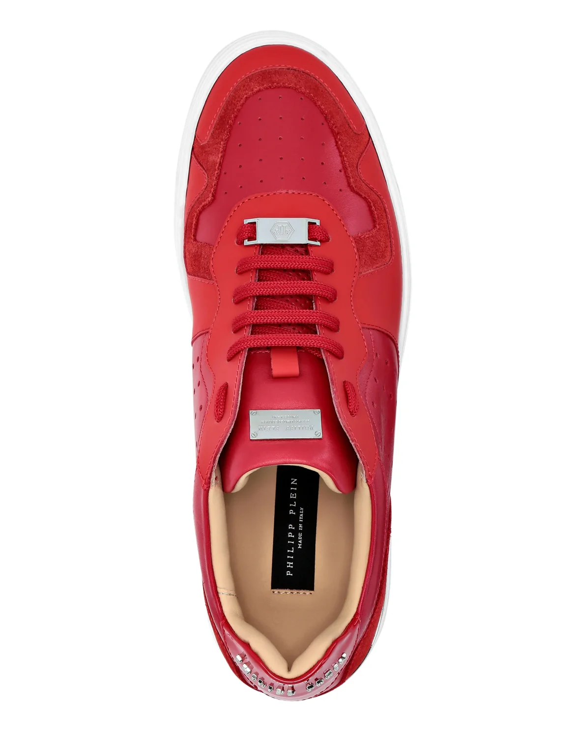 Lo-Top Sneakers mix leathers G.O.A.T. TM, цвет: Красный