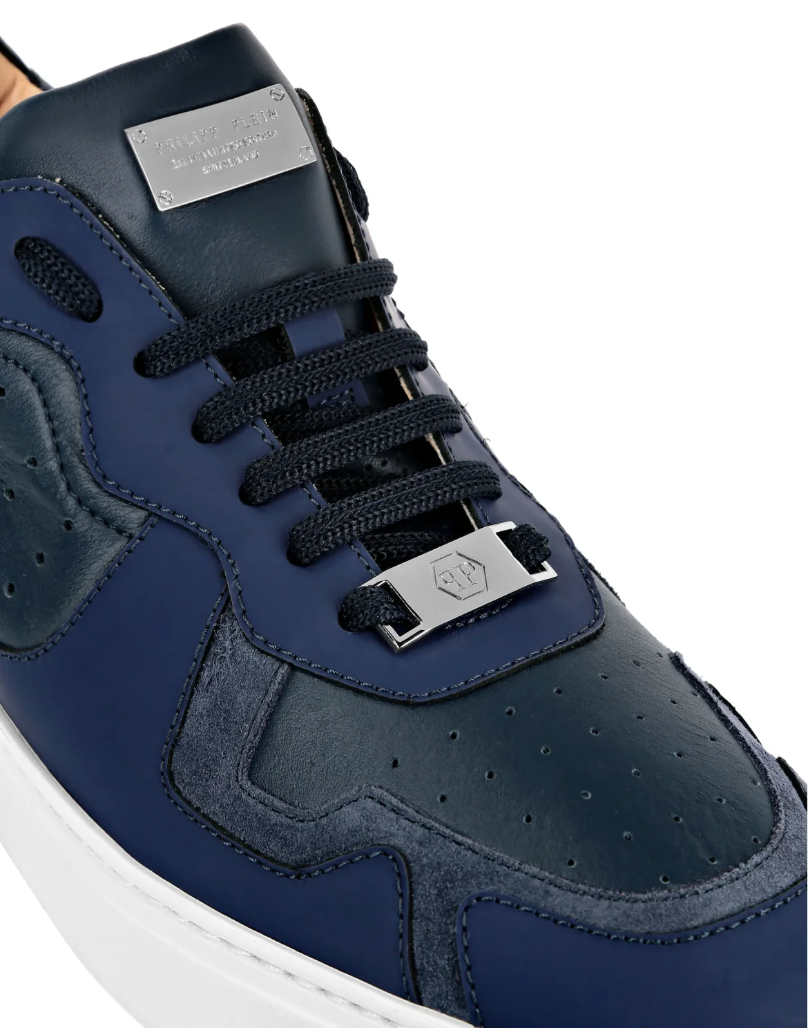 Lo-Top Sneakers mix leathers G.O.A.T. TM, цвет: Синий