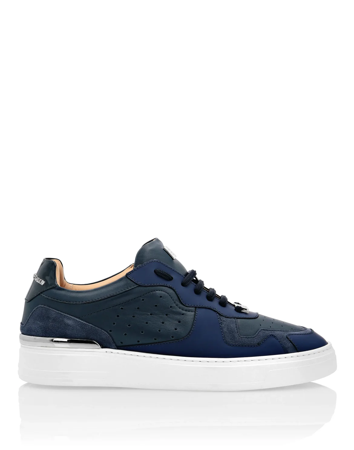 Lo-Top Sneakers mix leathers G.O.A.T. TM, цвет: Синий
