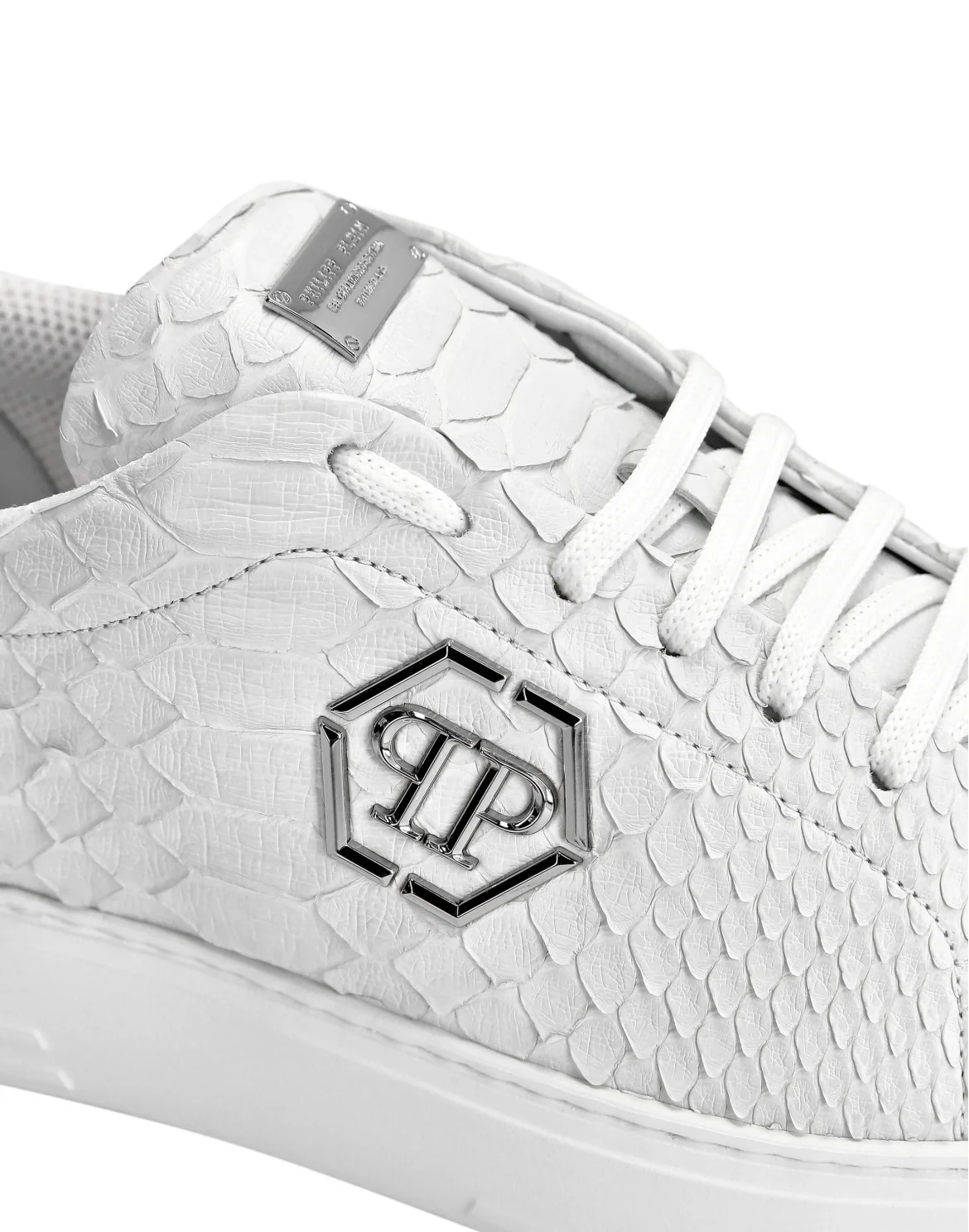 Python Lo-Top Sneakers Hexagon, цвет: Белый