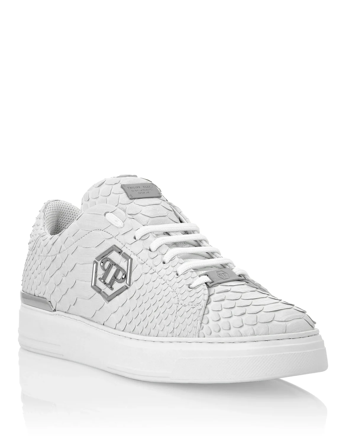 Python Lo-Top Sneakers Hexagon, цвет: Белый