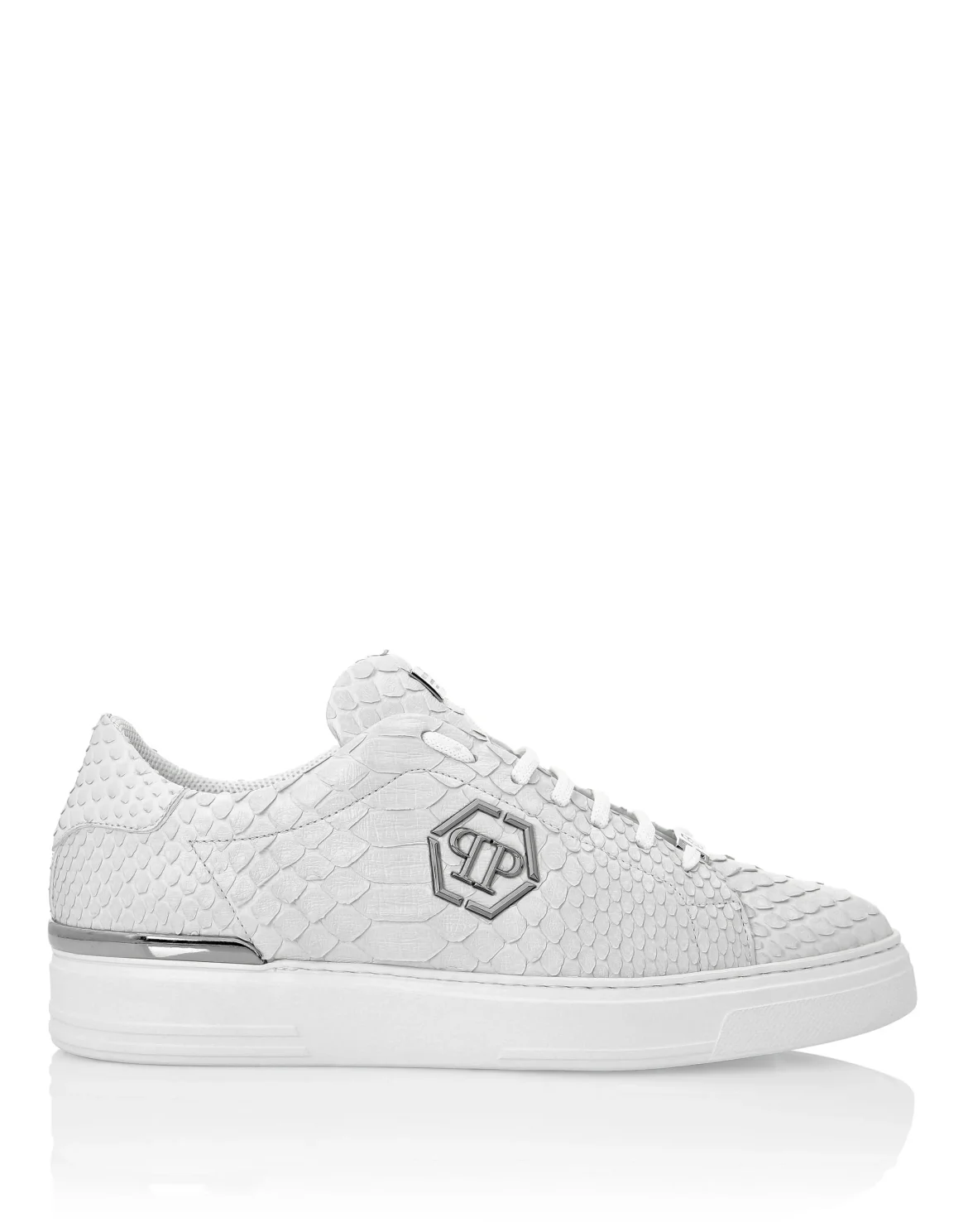 Python Lo-Top Sneakers Hexagon, цвет: Белый