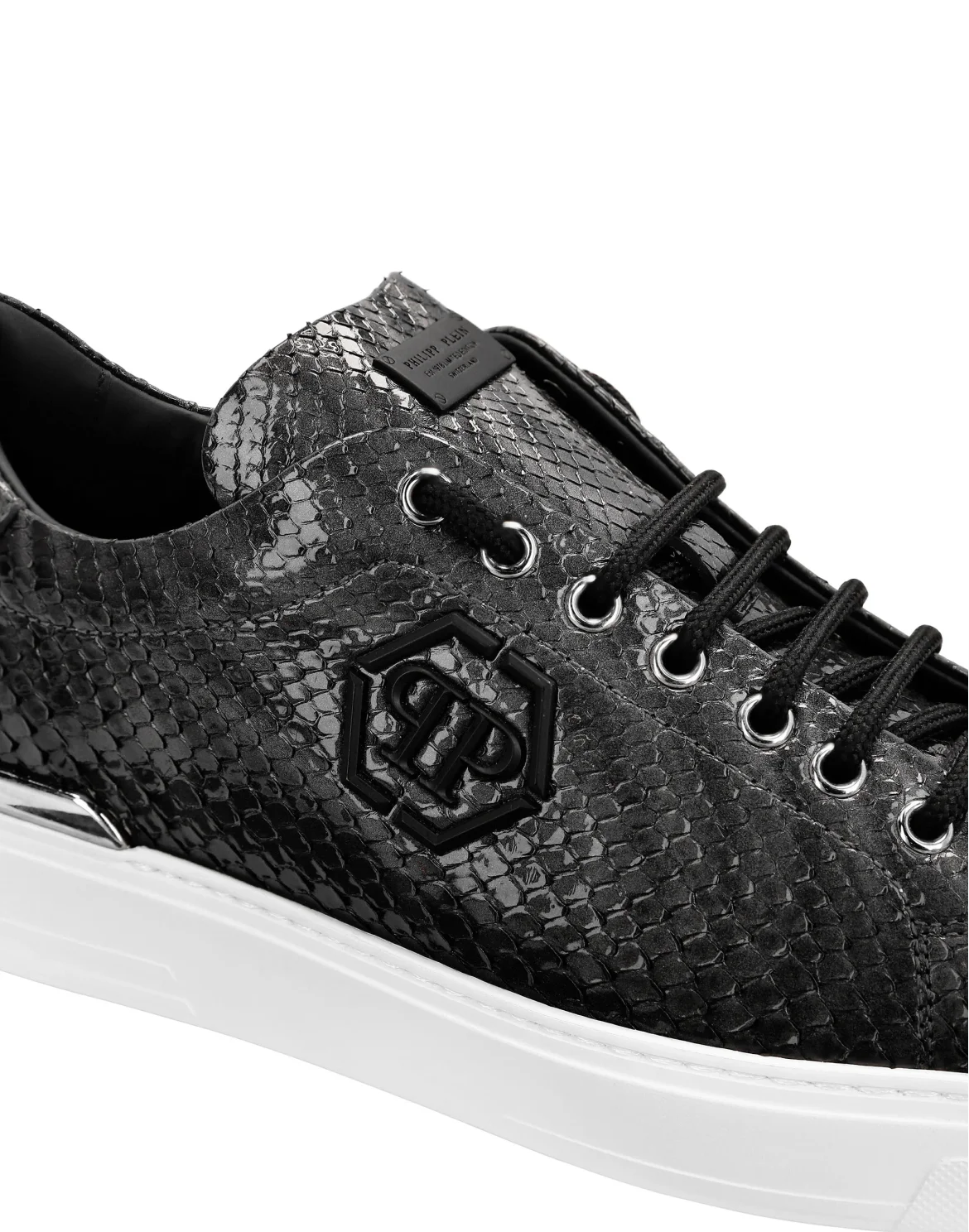 Python Lo-Top Sneakers  Luxury, цвет: Серый