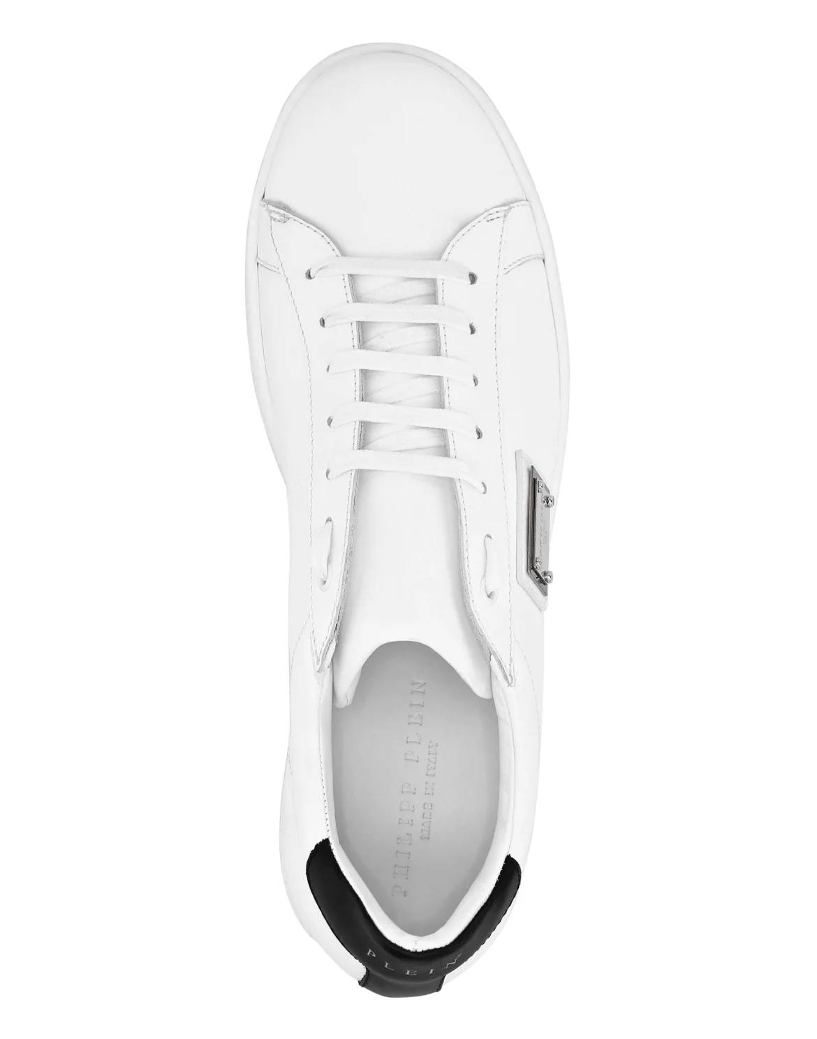 Leather Lo-Top Sneakers Philipp Plein TM, цвет: Белый