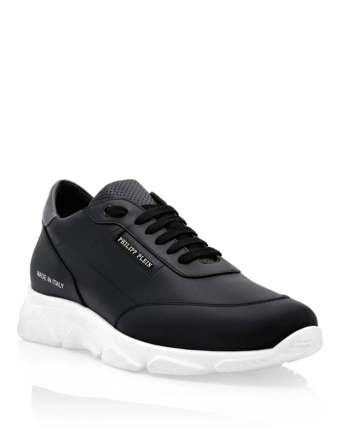 Leather Lo-Top Sneakers Philipp Plein TM, цвет: Черный