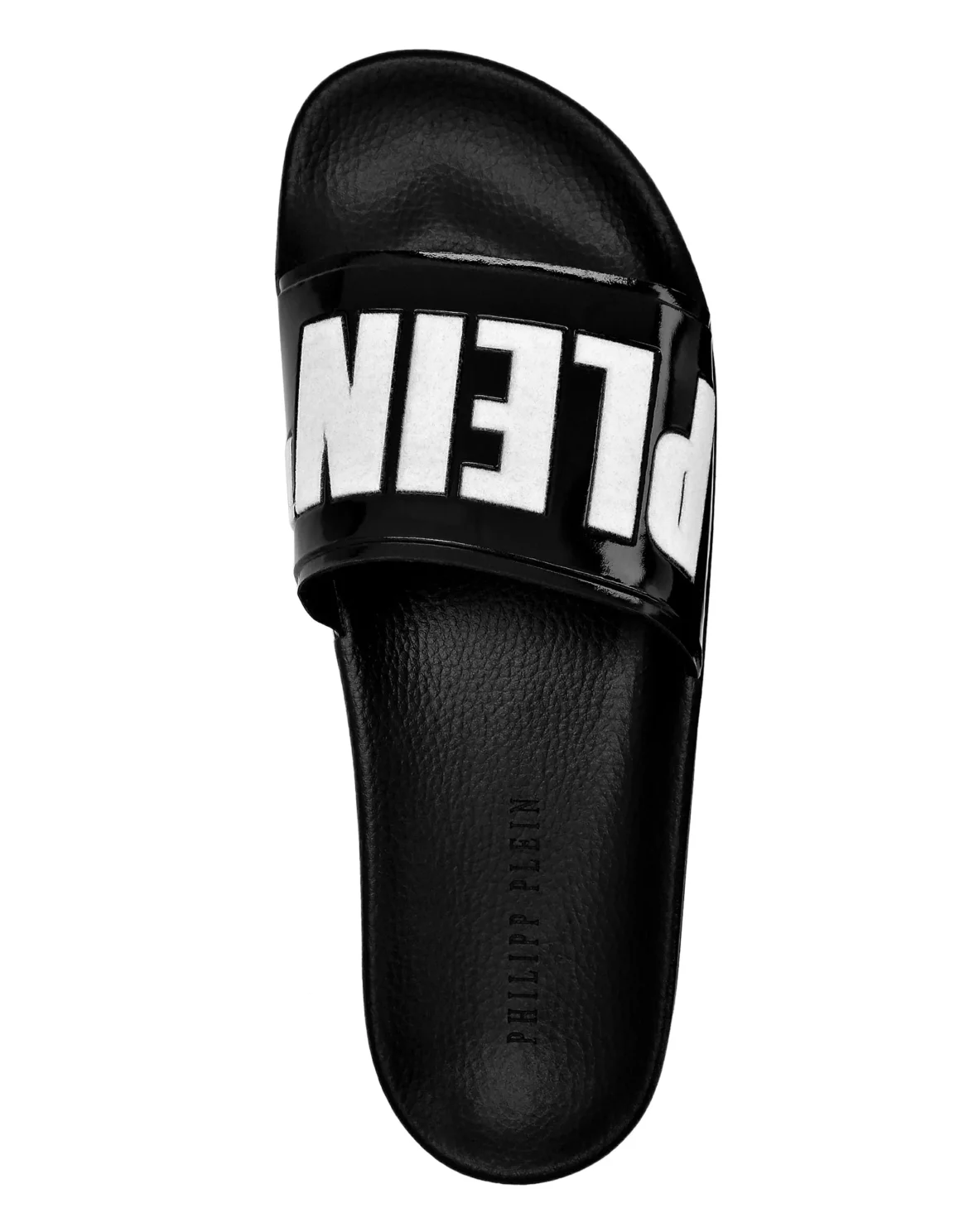 Flat gummy sandals Philipp Plein TM, цвет: Черный