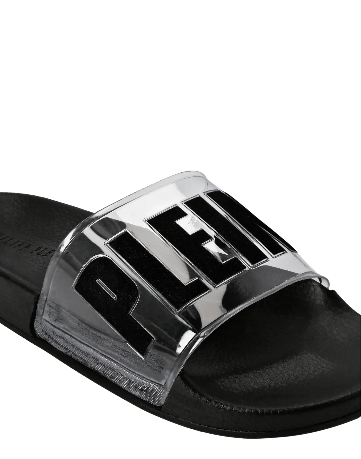 Flat gummy sandals Philipp Plein TM, цвет: Черный