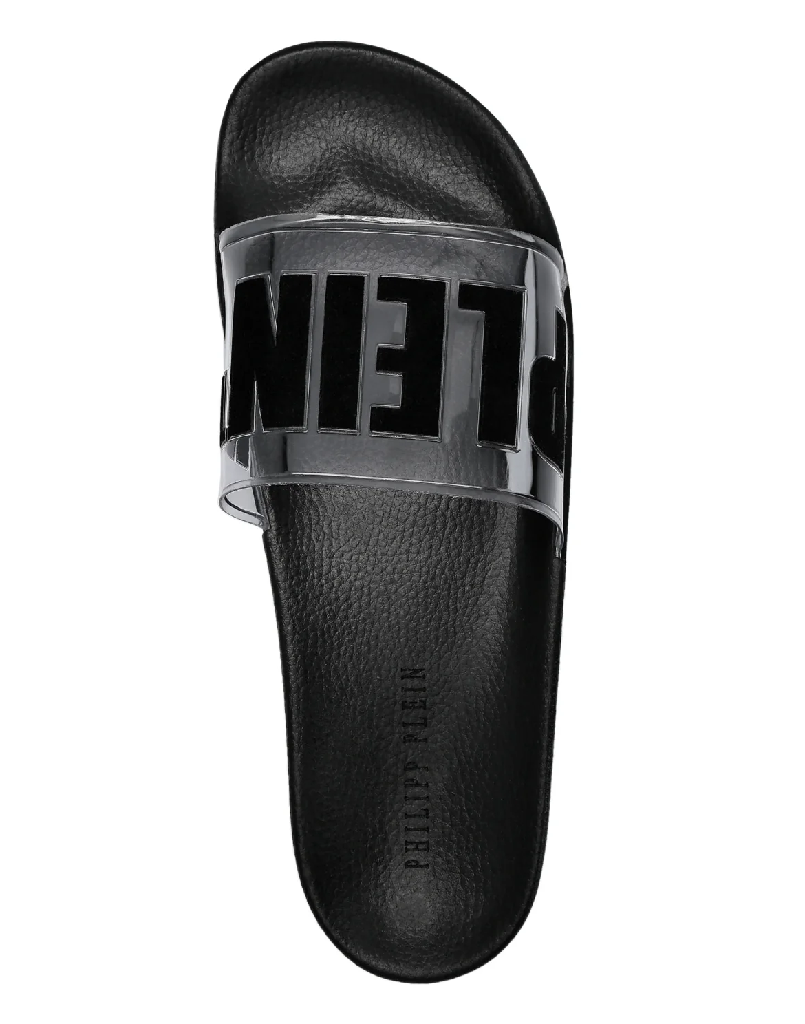 Flat gummy sandals Philipp Plein TM, цвет: Черный