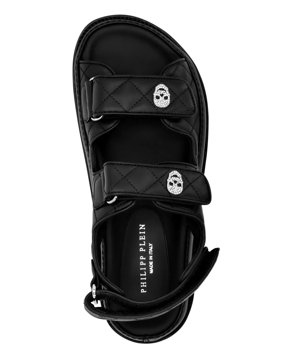 Sandals Flat Skull, цвет: Черный