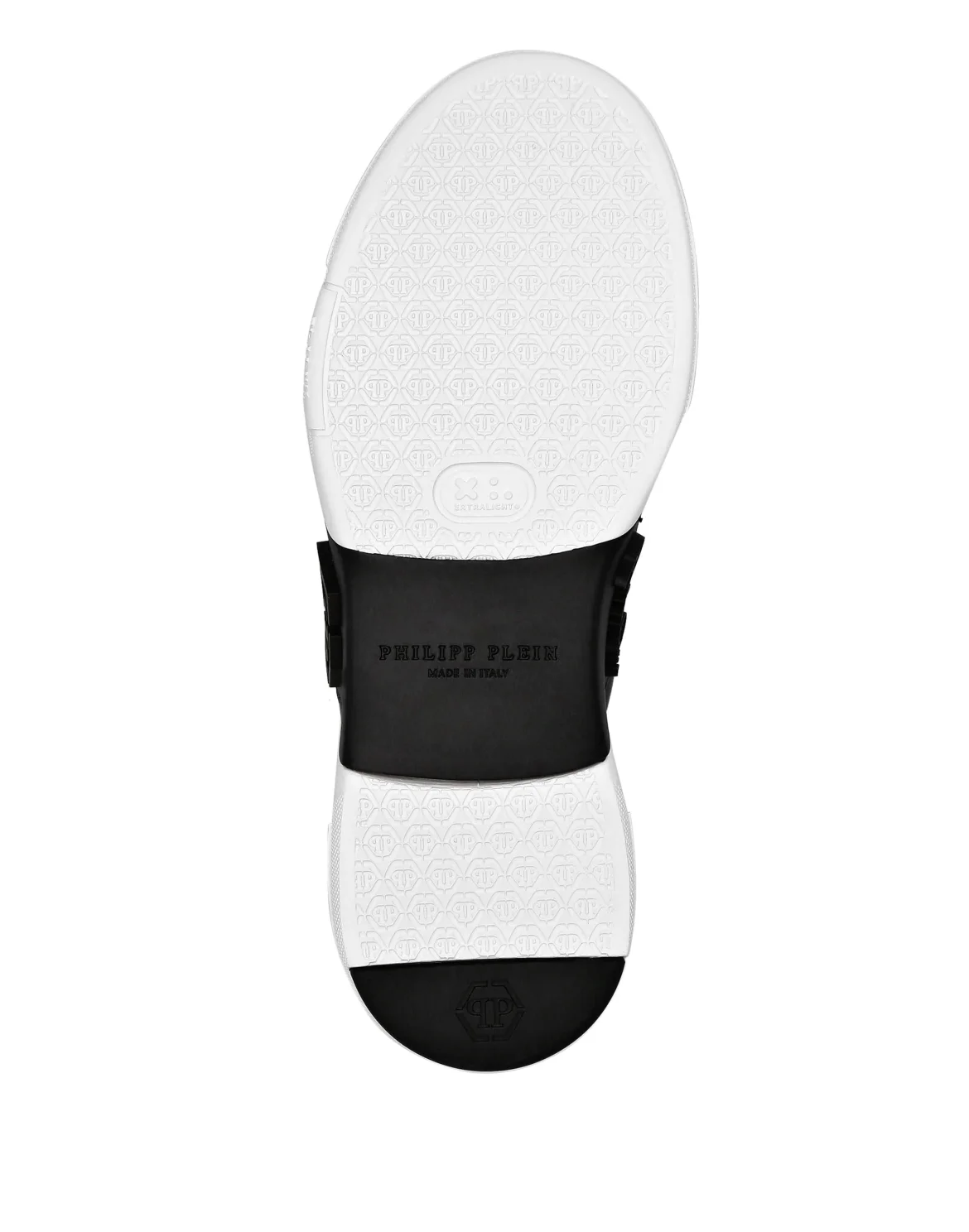 LO-TOP SNEAKERS PHANTOM KICK$ LEATHER HEXAGON ICONIC PLEIN, цвет: Розовый