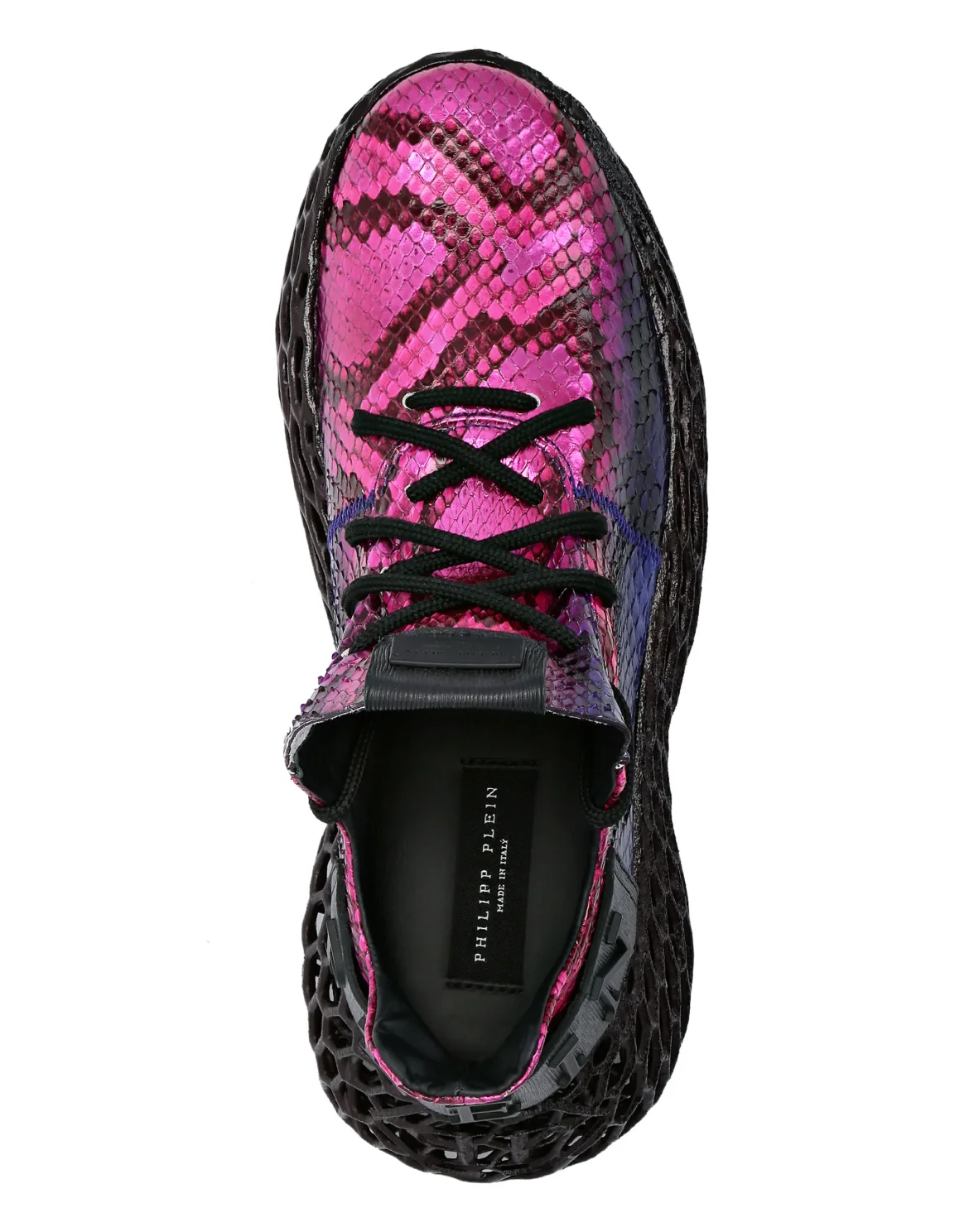 RUNNER SNEAKERS $KELETON PYTHON LUXURY, цвет: Фиолетовый