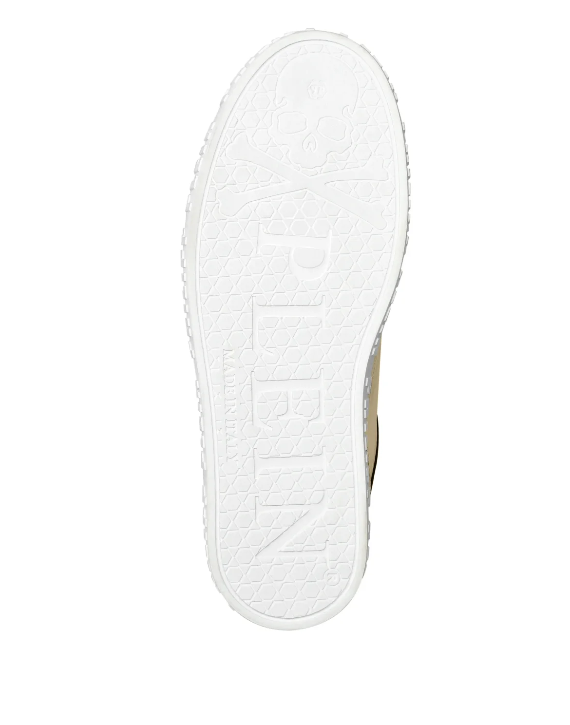 Laminated Leather Lo-Top Sneakers King Power, цвет: Золотой