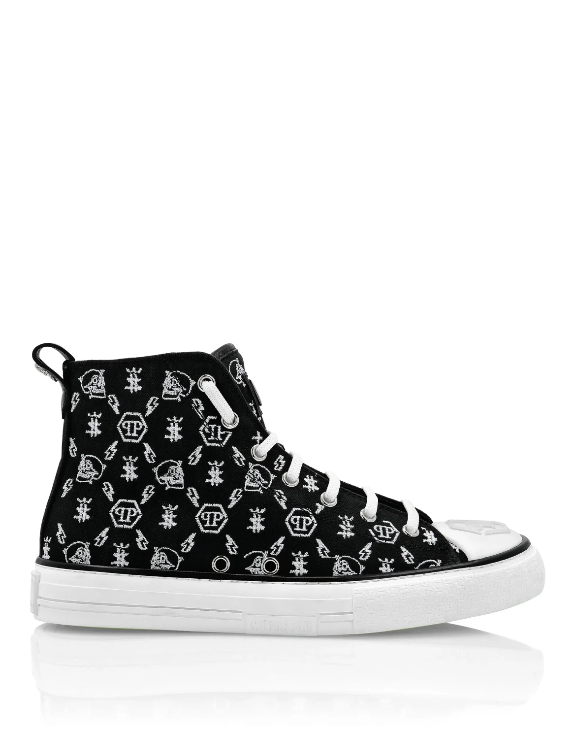 Canvas Hi-Top Sneakers Megastar, цвет: Черный