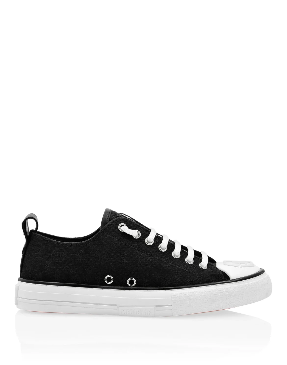Canvas Lo-Top Sneakers Megastar, цвет: Черный