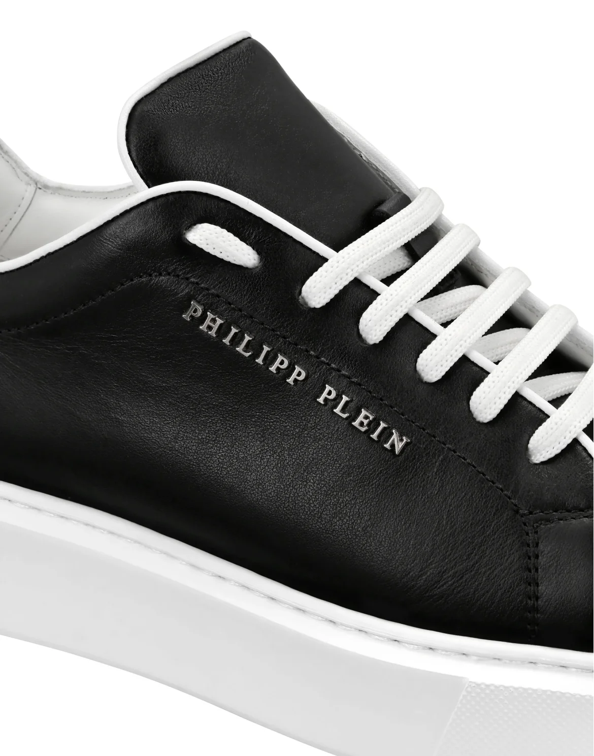 Leather Runner Iconic Plein, цвет: Черный