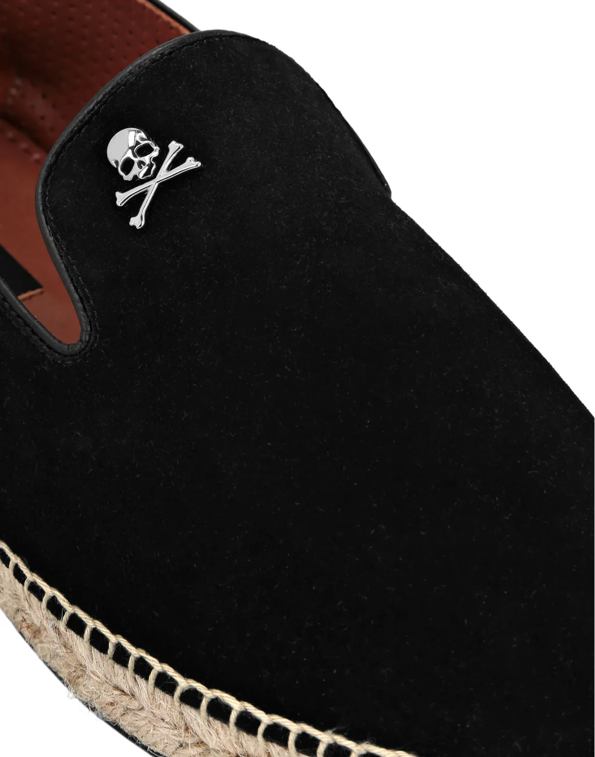 Nabuk Espadrillas Philipp Plein TM, цвет: Черный