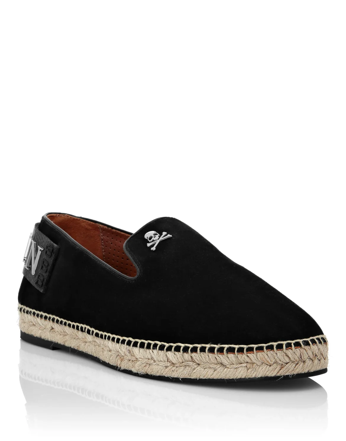 Nabuk Espadrillas Philipp Plein TM, цвет: Черный