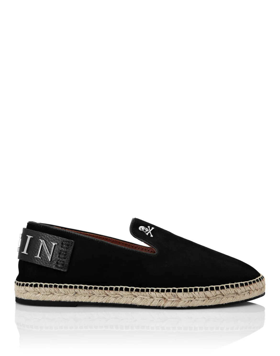 Nabuk Espadrillas Philipp Plein TM, цвет: Черный