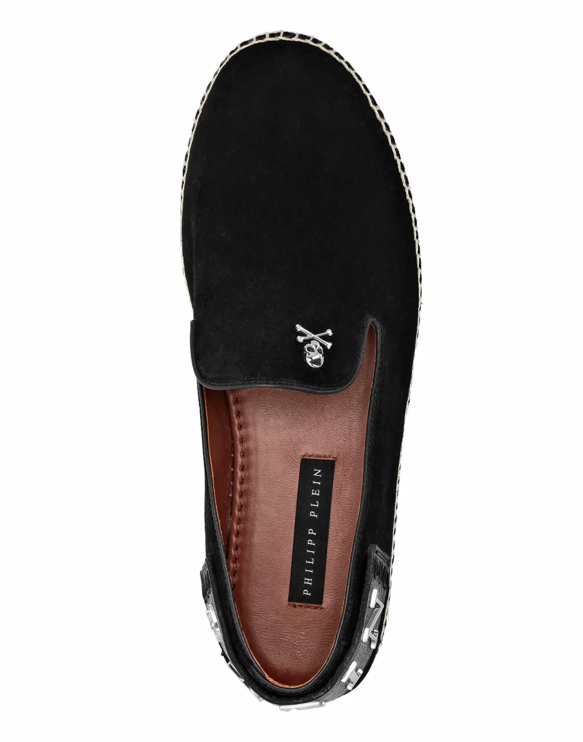 Nabuk Espadrillas Philipp Plein TM, цвет: Черный