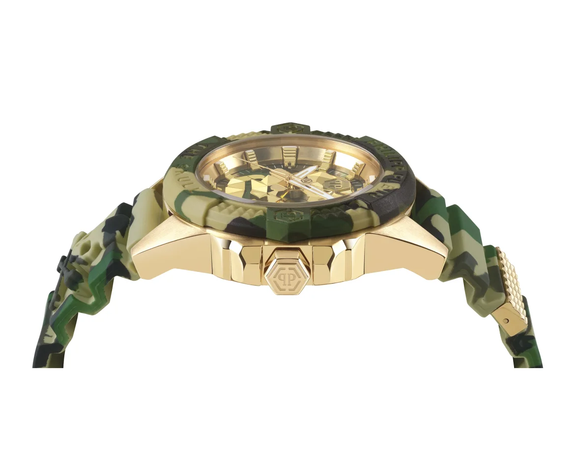 THE $KULL TITAN CAMOUFLAGE Watch, цвет: Золотой