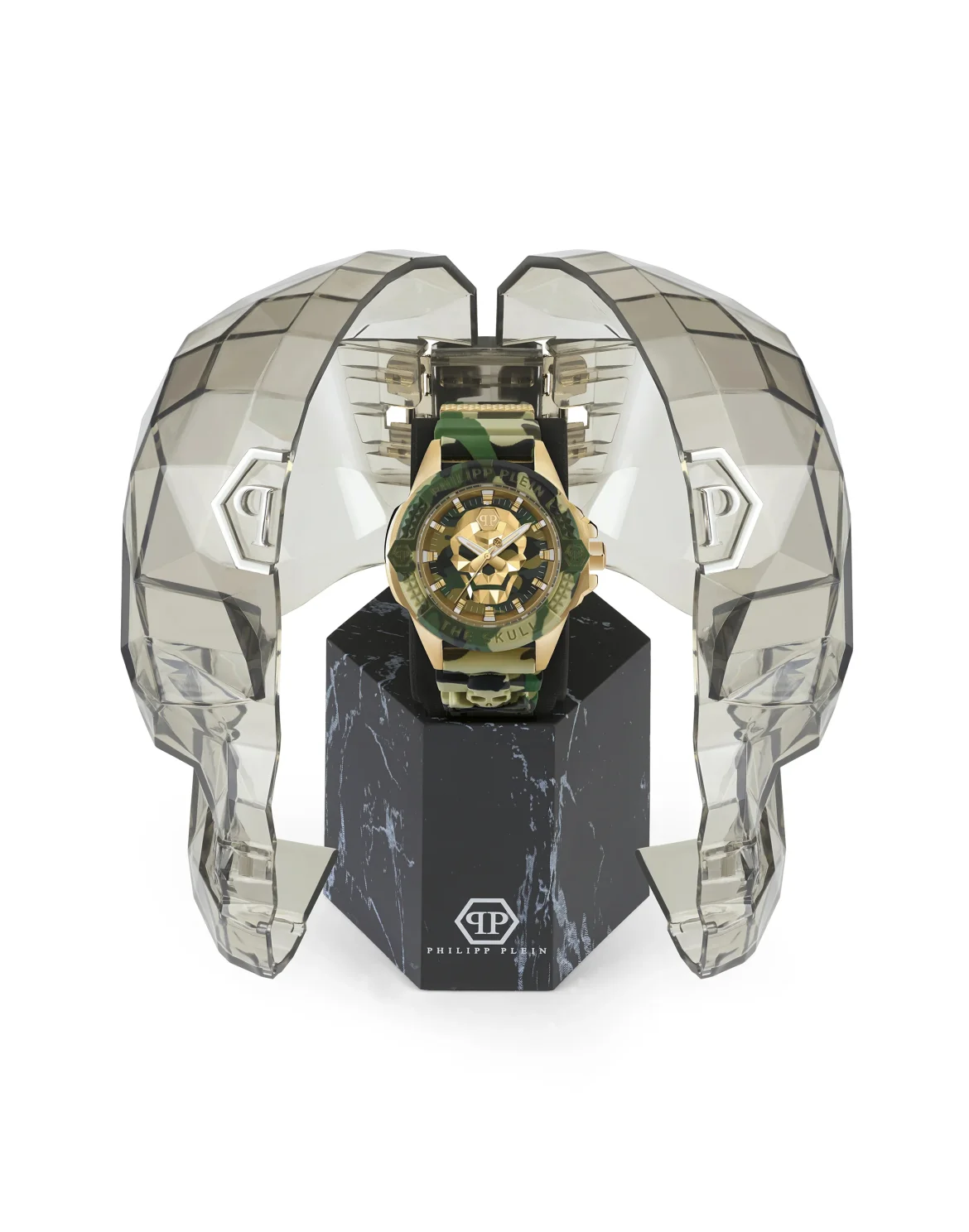 THE $KULL TITAN CAMOUFLAGE Watch, цвет: Золотой