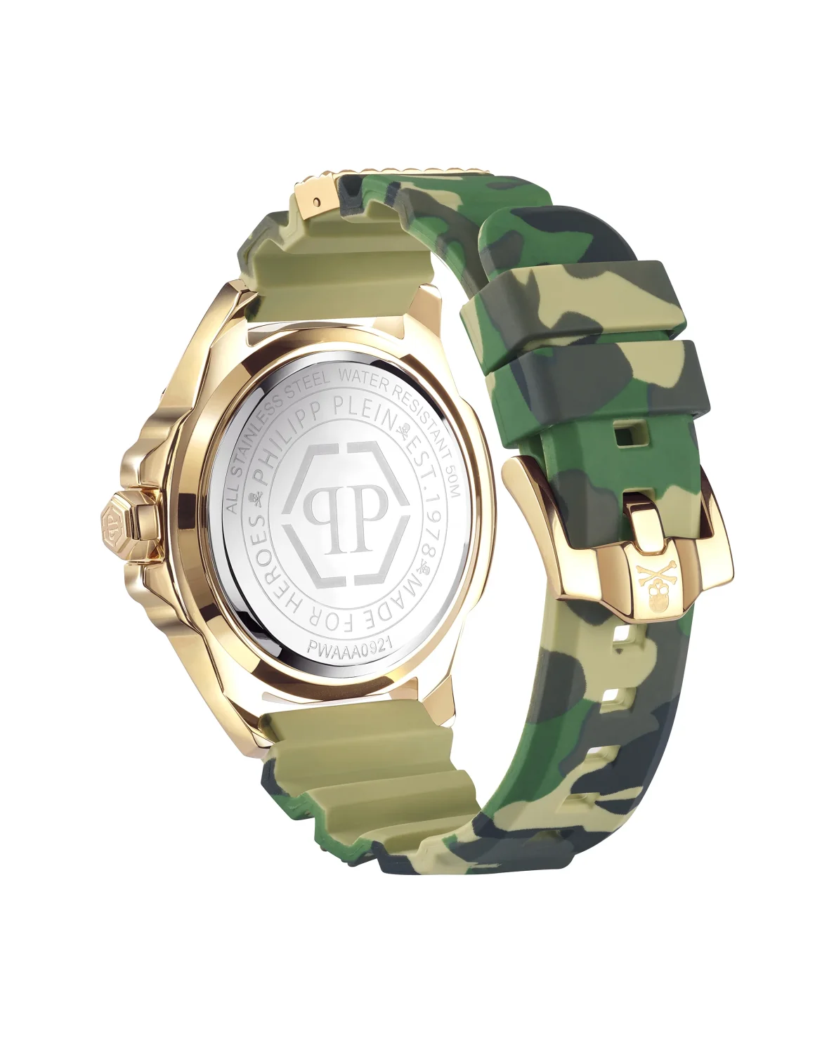 THE $KULL TITAN CAMOUFLAGE Watch, цвет: Золотой