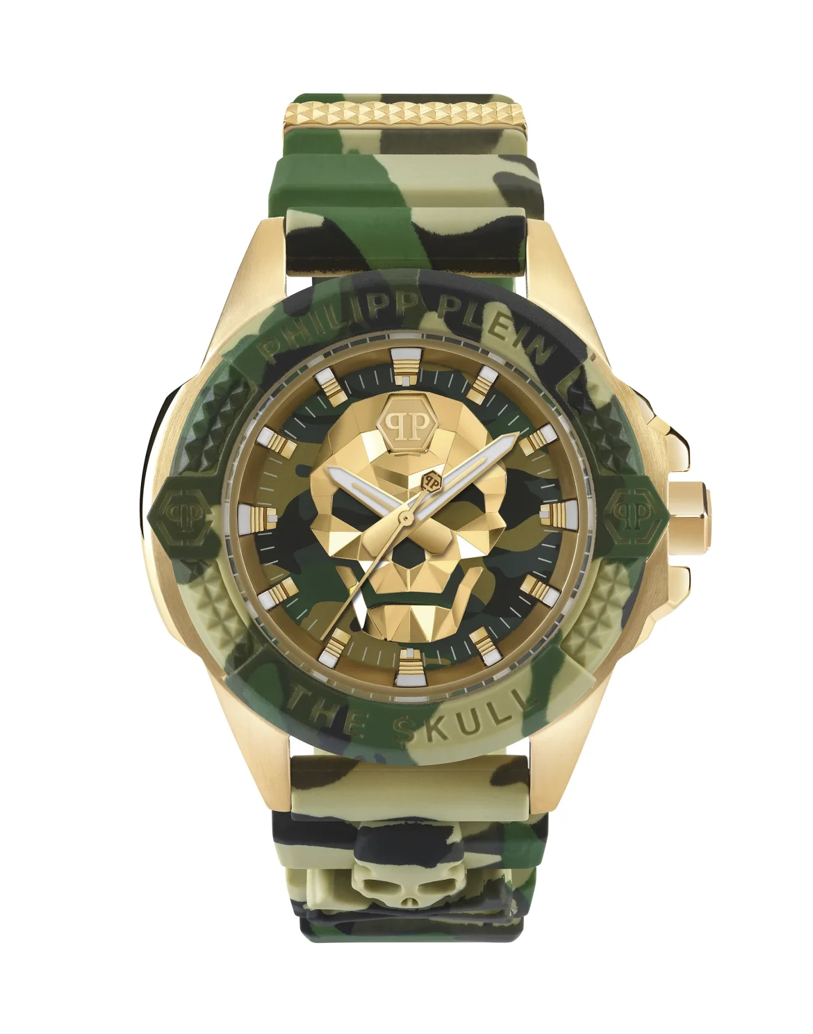 THE $KULL TITAN CAMOUFLAGE Watch, цвет: Золотой