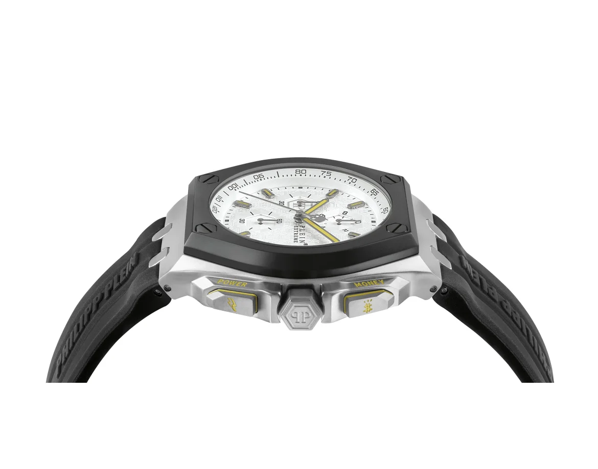 PLEIN EXTREME HURRICANE SILVER Watch, цвет: Серебристый