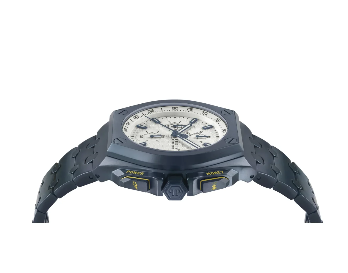 PLEIN EXTREME HURRICANE OCEAN BLUE Watch, цвет: Синий