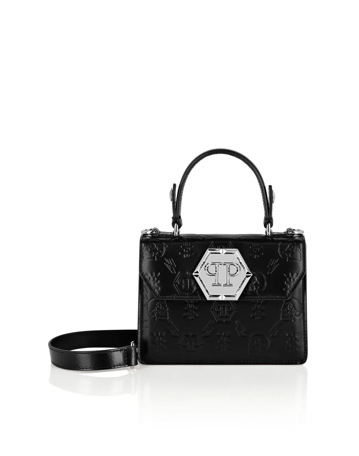 Small Handle Bag Superheroine, цвет: Черный