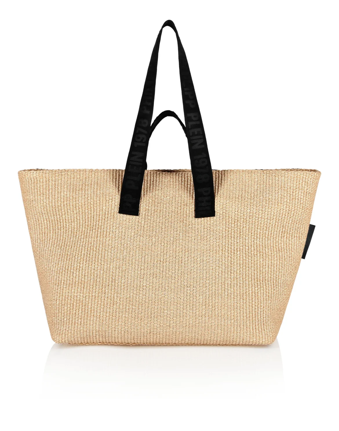 Wicker Tote Bag Monogram, цвет: Бежевый