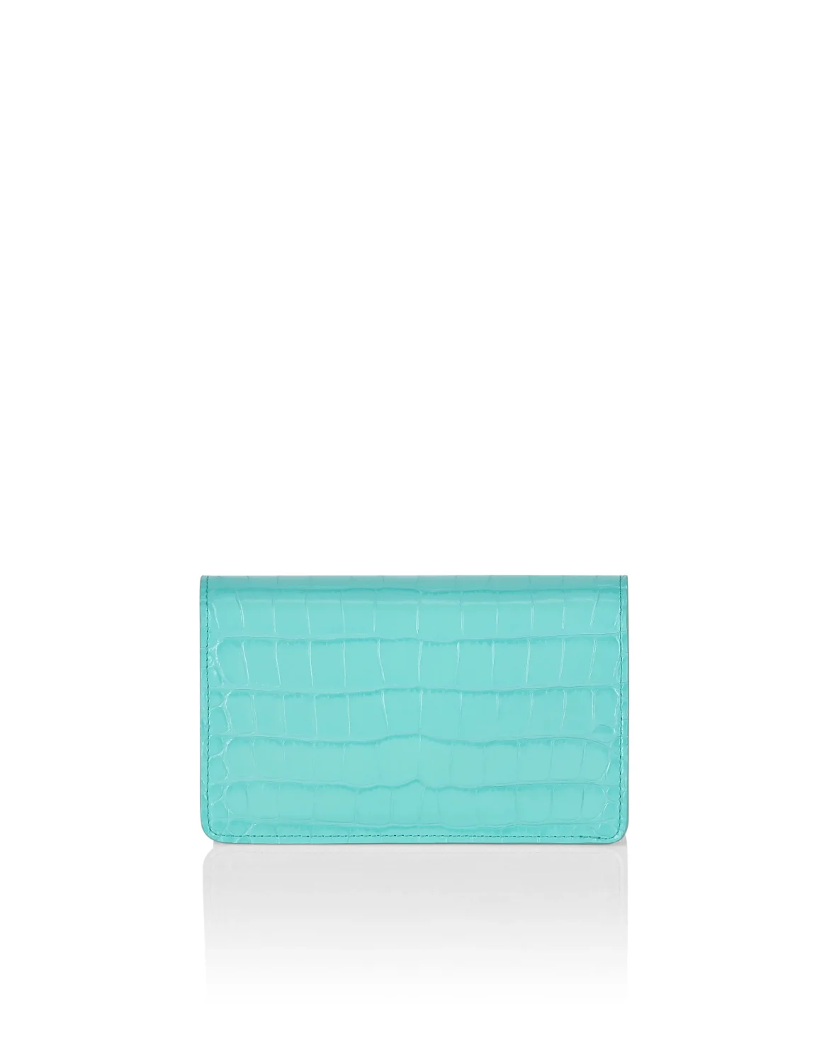 Cocco Print Leather Shoulder Bag, цвет: Бирюзовый