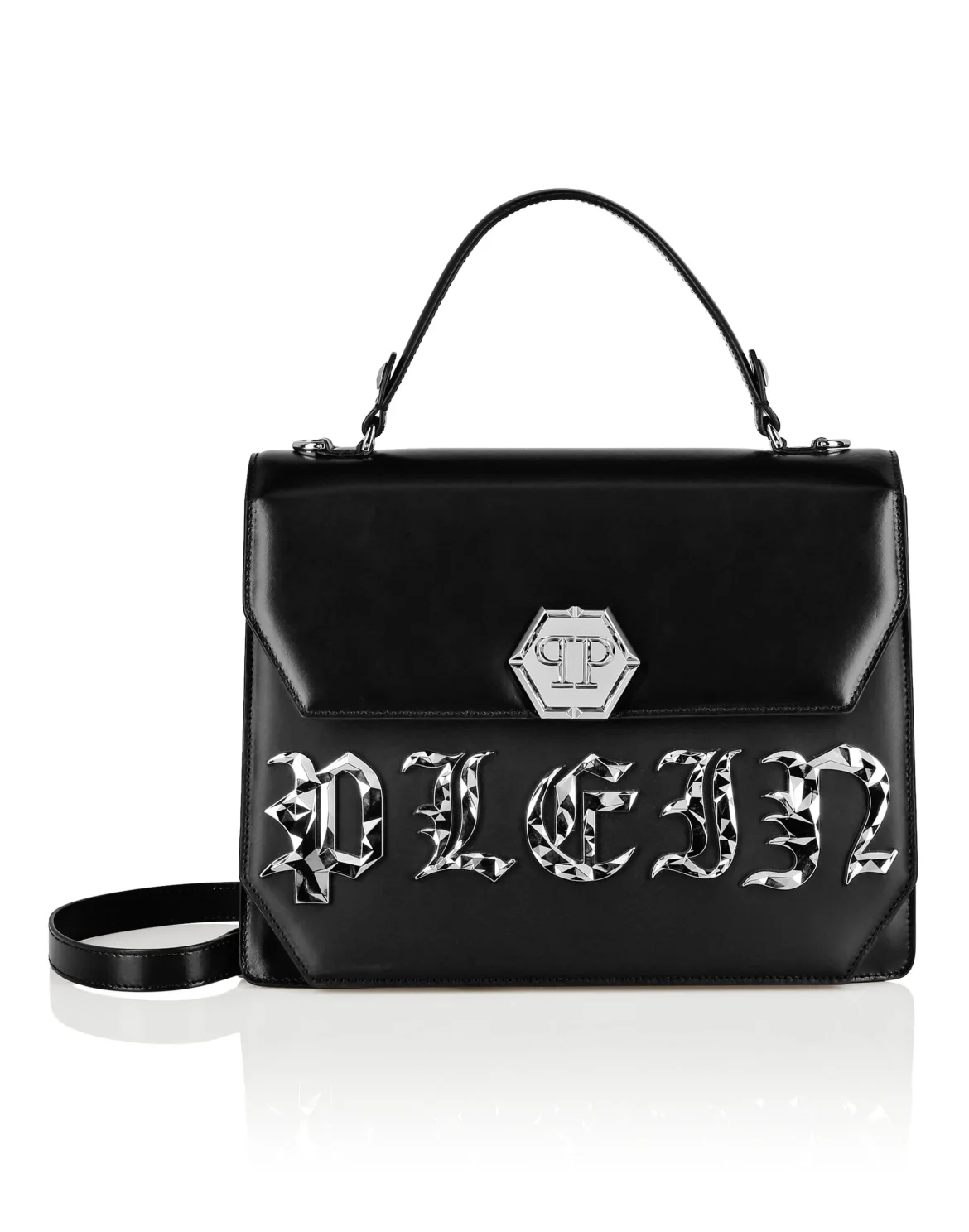 Medium Handle Bag Superheroine GOTHIC PLEIN, цвет: Черный