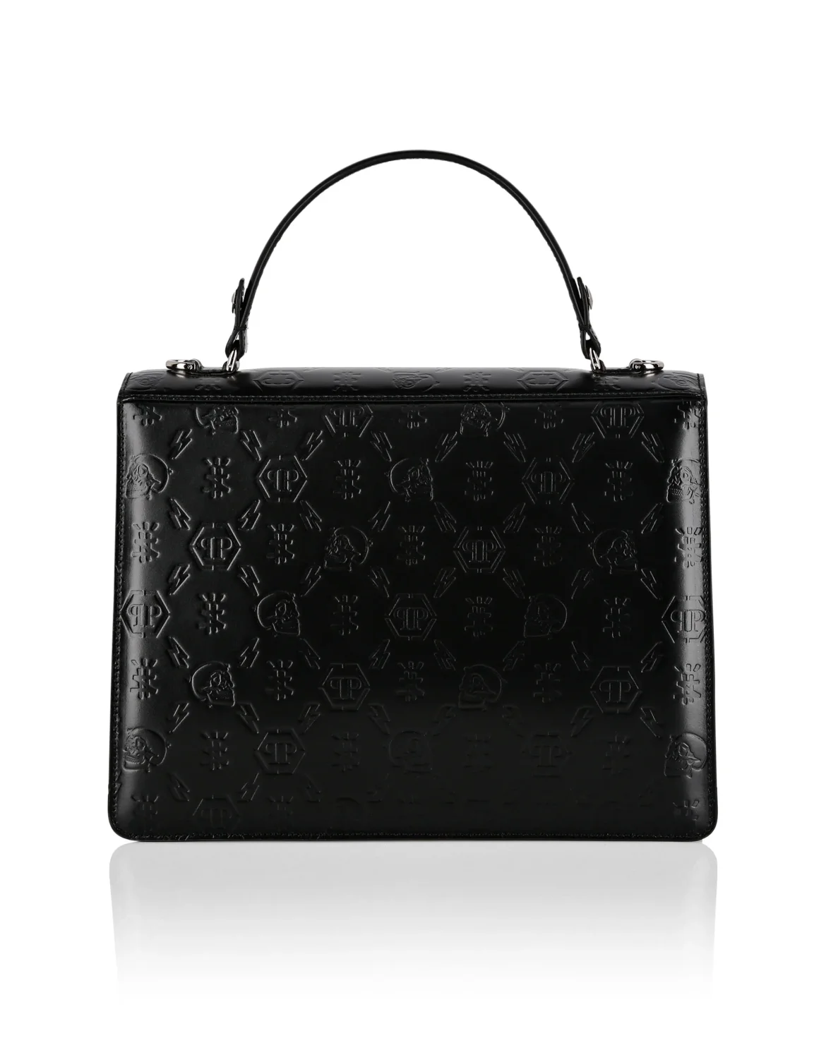 Large Handle Bag Superheroine, цвет: Черный