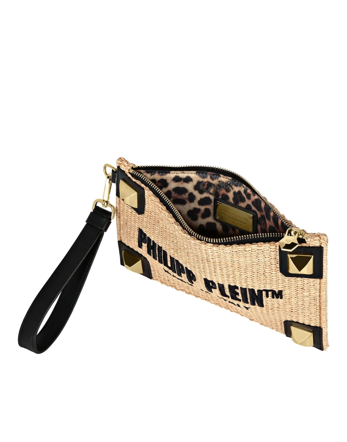 Wicker Minaudiere Philipp Plein TM, цвет: Бежевый
