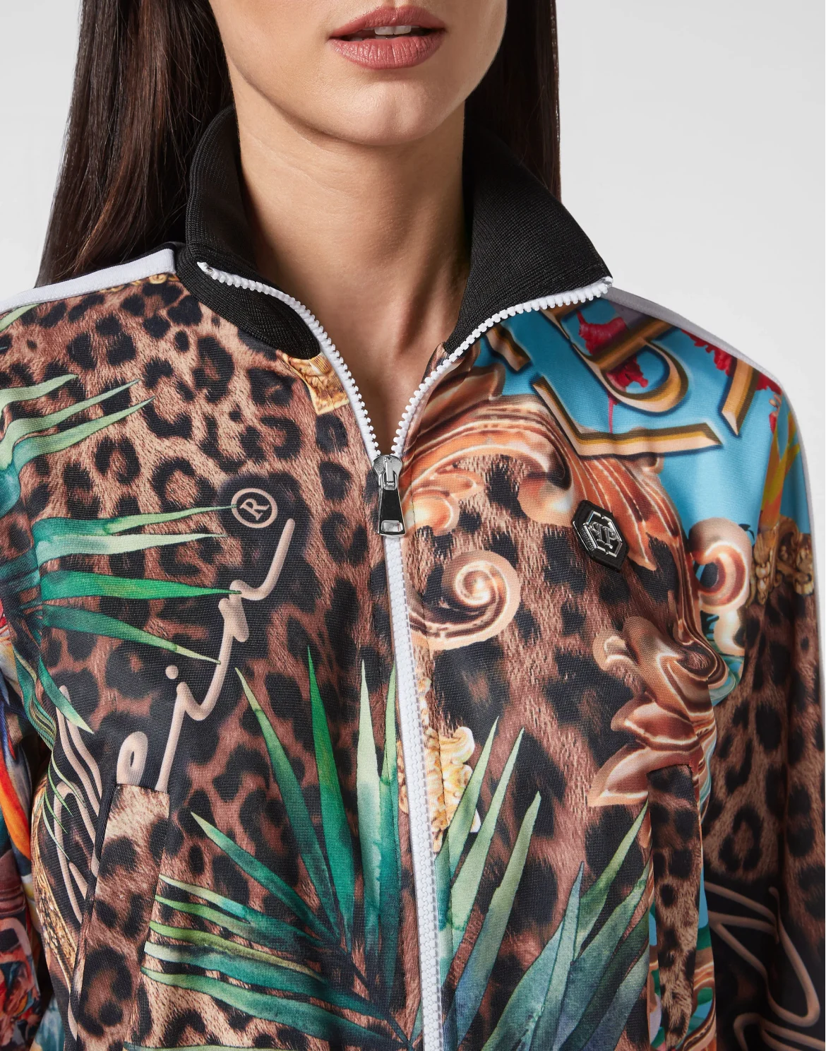 Tracksuit Top/Trousers Baroque Flowers, цвет: Мультиколор