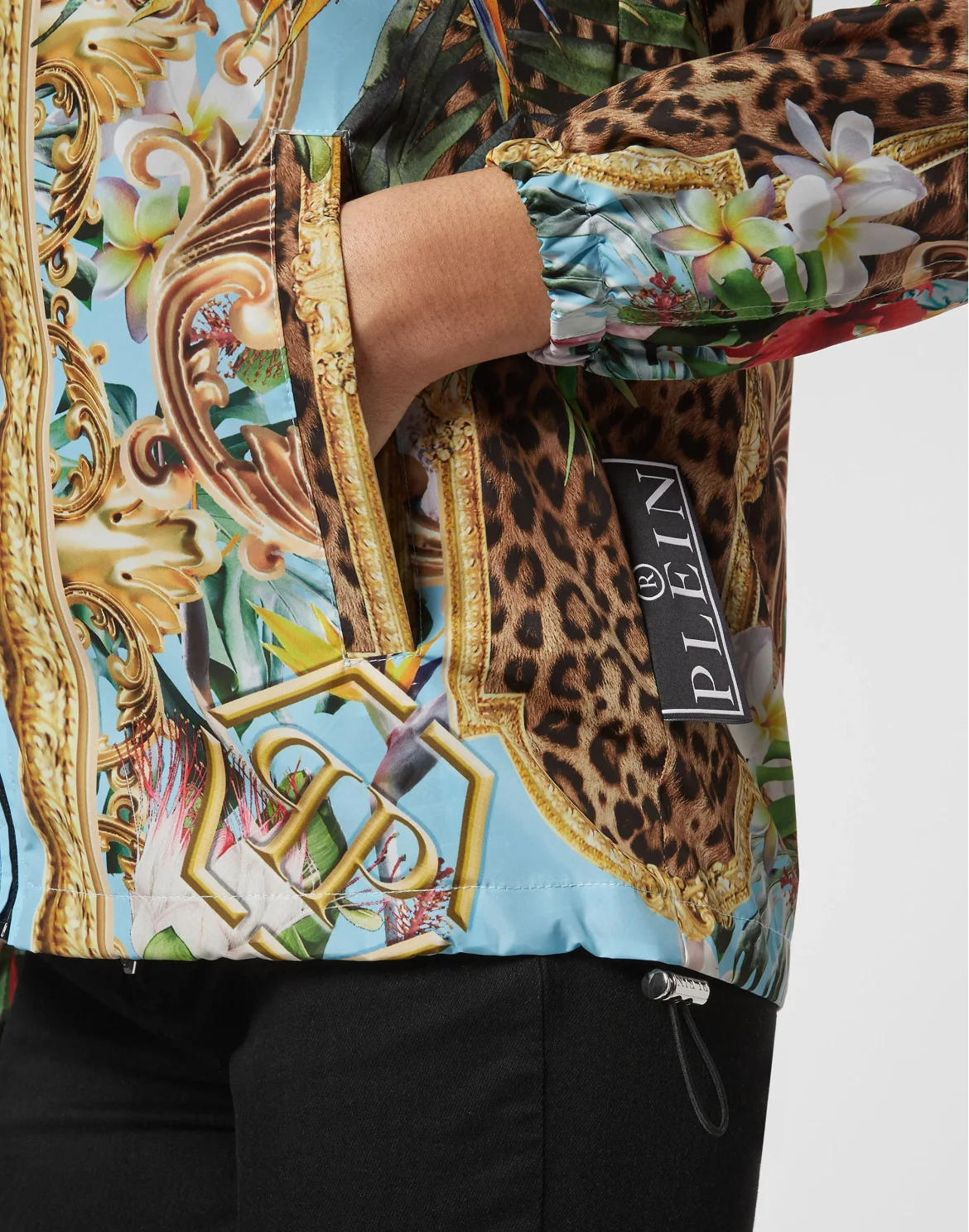 Windbreaker Baroque Flowers, цвет: Мультиколор