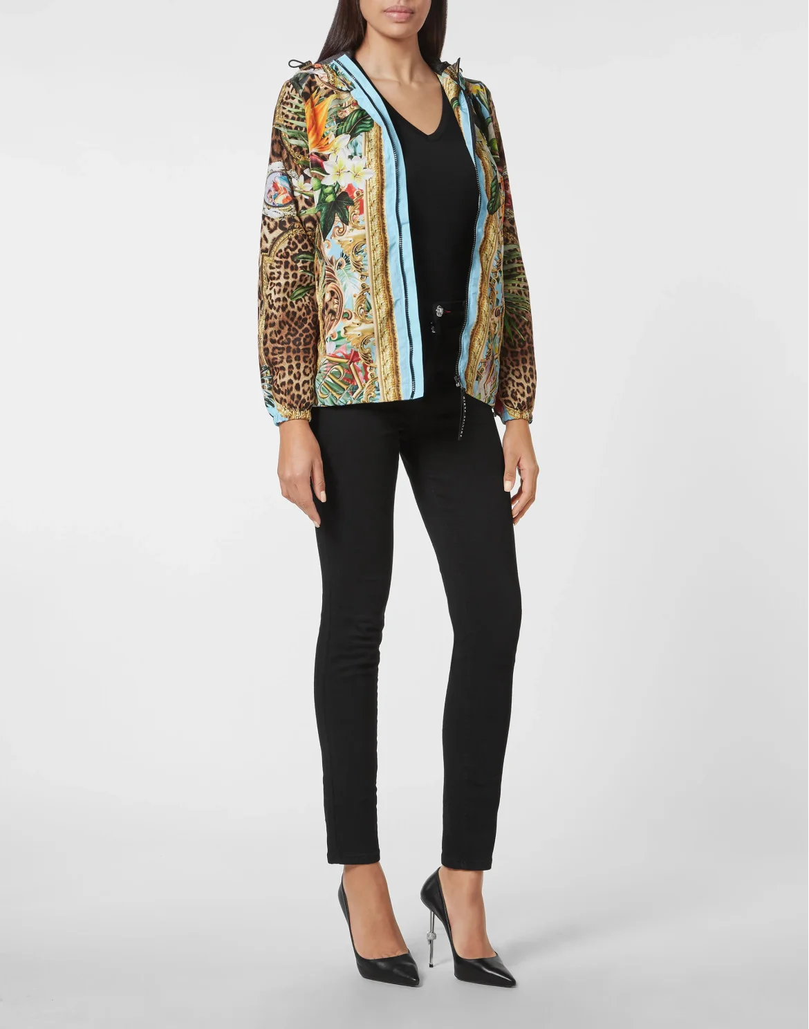 Windbreaker Baroque Flowers, цвет: Мультиколор