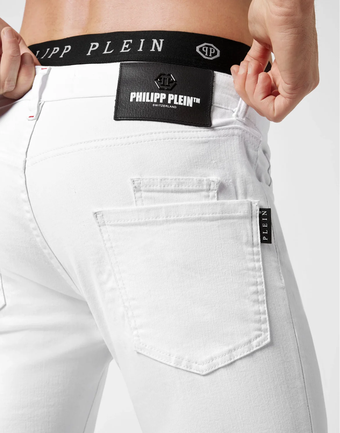 Denim Trousers Super Straight Cut, цвет: Белый