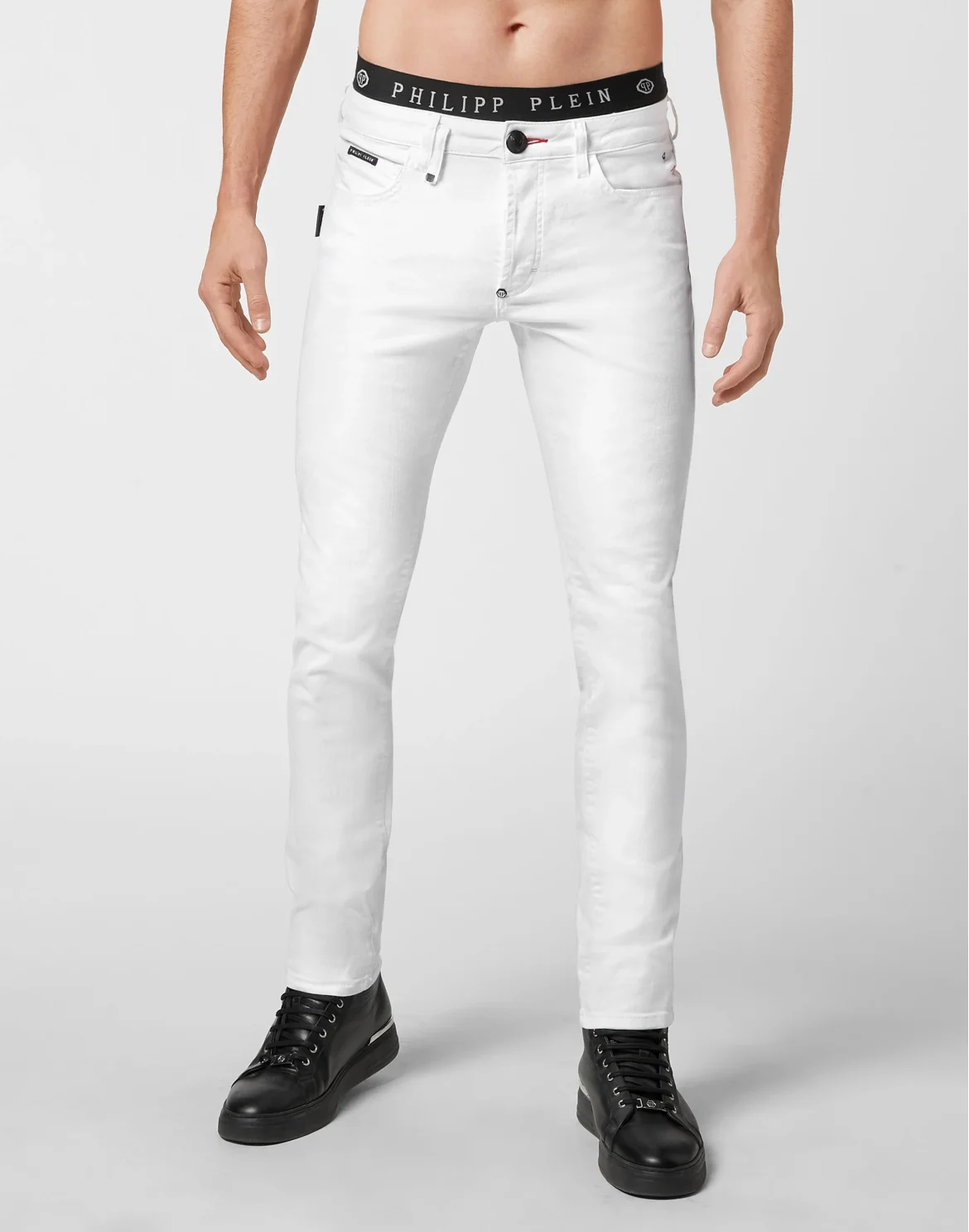 Denim Trousers Super Straight Cut, цвет: Белый