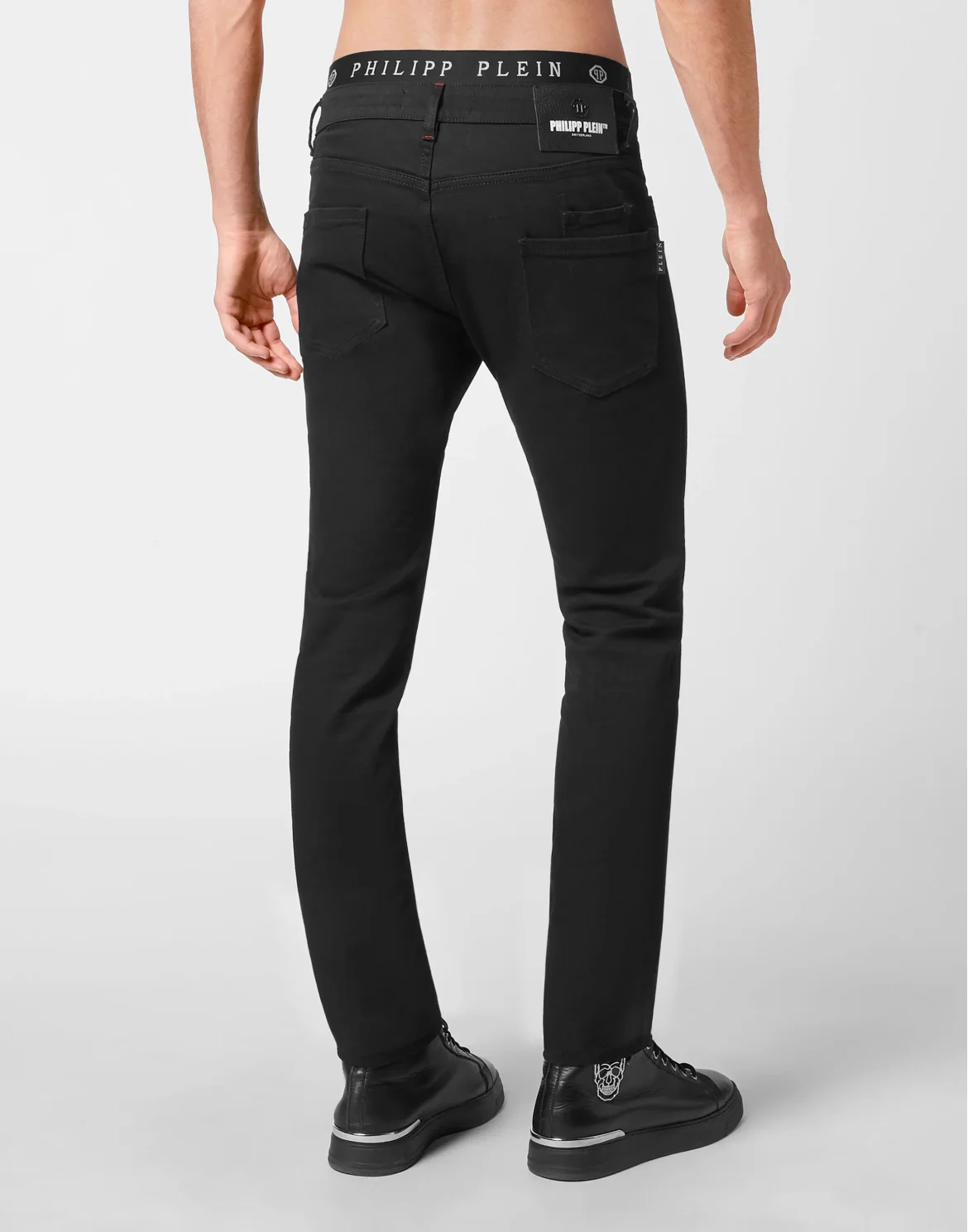 Denim Trousers Super Straight Cut, цвет: Черный