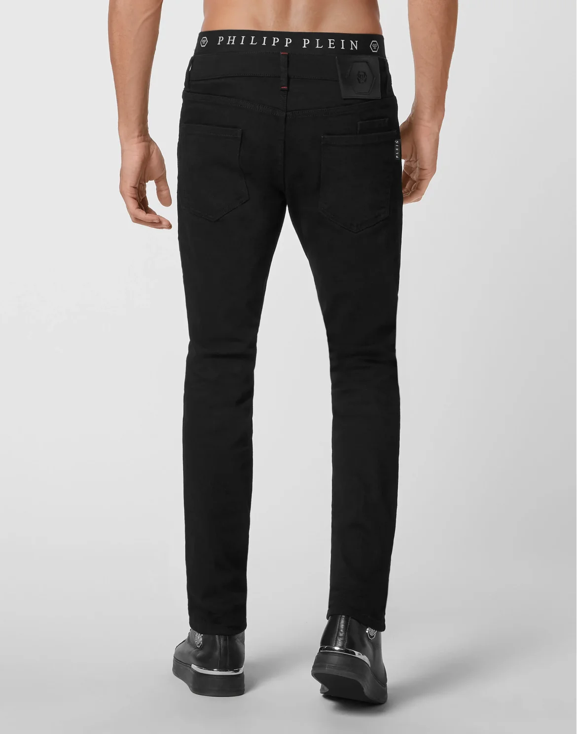Denim Trousers Super Straight Cut, цвет: Черный